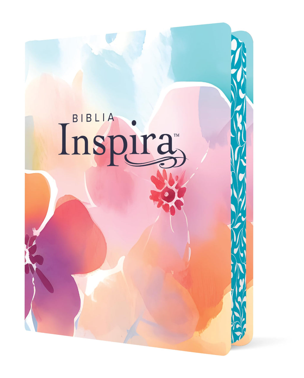 Biblia Inspira NTV, compatible APP Filament (SentiPiel, Paraíso floral)