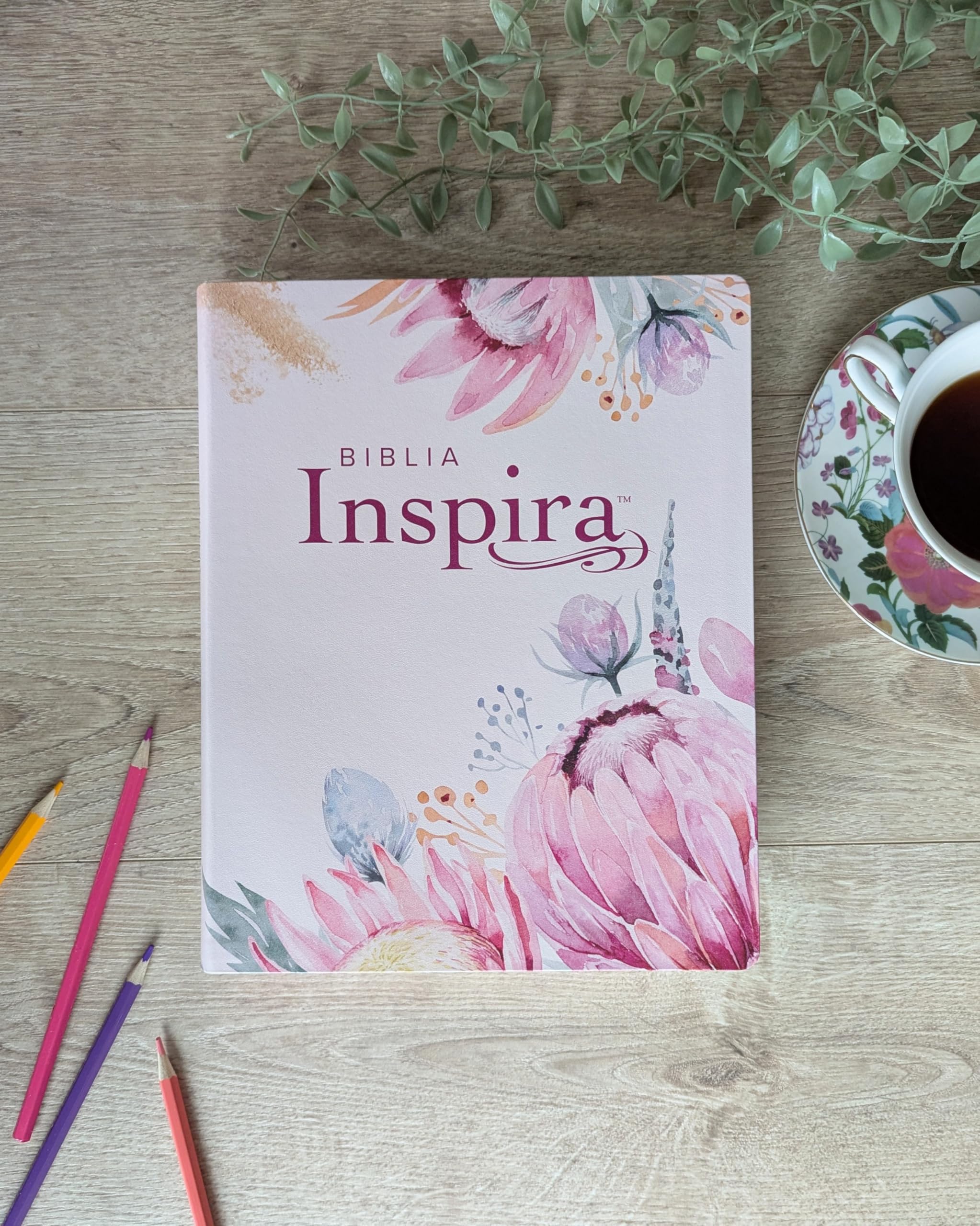 Biblia Inspira NTV, letra grande, compatible APP Filament (SentiPiel, Primaveral)